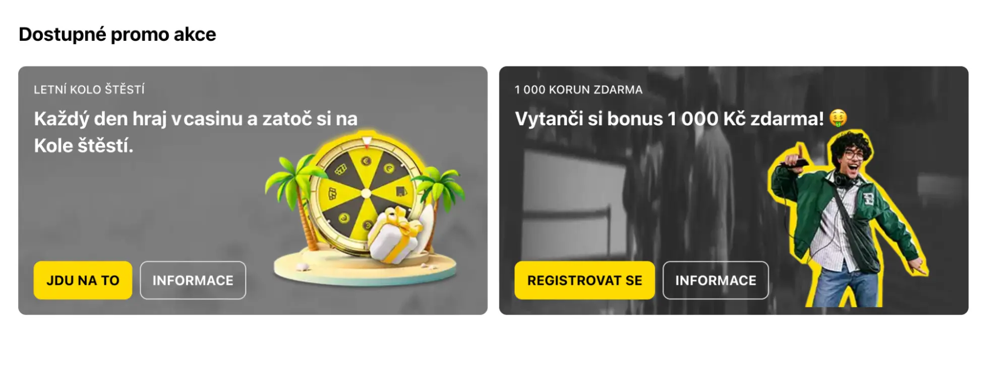 Fortuna promo akce – zahraj si na kole štěstí nebo získej 1 000 Kč bonus Promo akce Fortuna – Letní kolo štěstí s možností každodenní hry a registrace na bonus 1 000 Kč zdarma